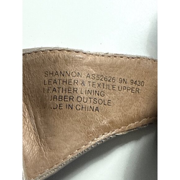 Abeo B.I.O. System Shannon Taupe Cobblestone Sandals Size 9N Neutral Arch - Picture 6 of 7